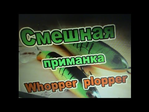 Видео: Whopper Plopper 😄 Смешная приманка с AliExpress! Тест на воде! 30 Октября 2020.