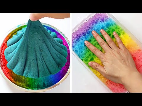 Видео: Как ни странно Удовлетворение Слизь ASMR Нет Музыка Видео  Расслабляющий Слизь 2020 г.  38