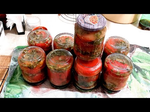 Видео: СЛАДКИЙ ПЕРЕЦ С ЗЕЛЕНЬЮ И ЧЕСНОКОМ НА ЗИМУ.😋👍