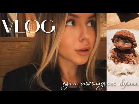 Видео: 🤍 VLOG #алёночкаedition || гуляем с Сашулей + едим шоколадного барашку 