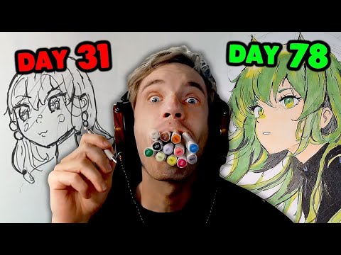 Видео: Я рисовал каждый день в течение 100 ДНЕЙ!