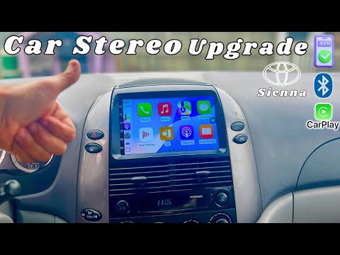 Видео: Двухдиновая автомобильная магнитола для Toyota Sienna — установка/обзор