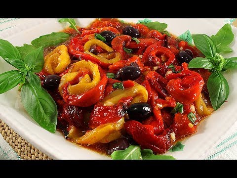 Видео: 🌶Салат из Печеных Сладких Перцев/Insalata di PEPERONI