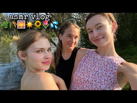 Видео: ASMR на даче с подругами | summer vlog 2