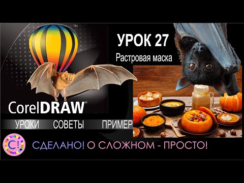 Видео: CorelDraw. Урок 27. Растровая маска и отделение фона в Корел Дроу