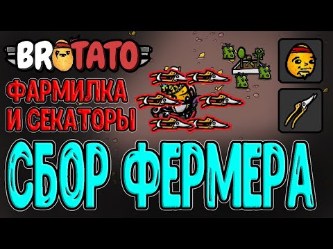 Видео: Потенциал Сбора в Бесконечном режиме / Фермер с Секаторами / Brotato прохождение на русском