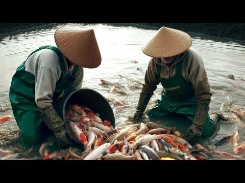 Видео: Потрясающая рыба кои: представляем редкое треххвостое чудо!