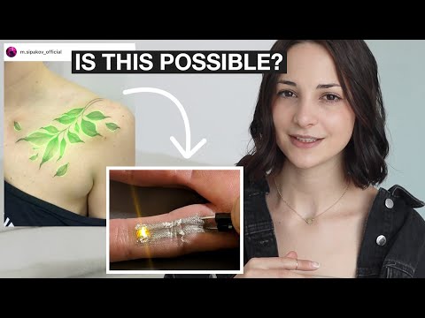 Видео: А вы бы сделали себе электрическую татуировку? Что за тренд на электрические татуировки в Instagram?