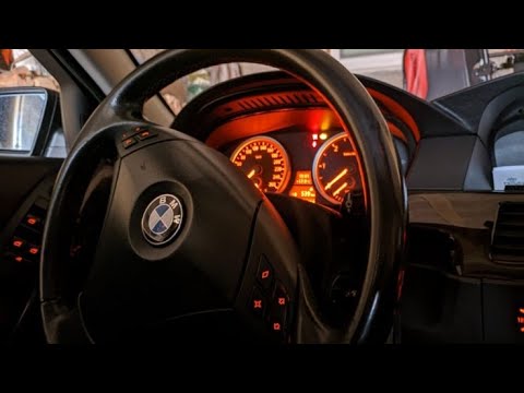 Видео: ПЕРЕТЯЖКА РУЛЯ BMW E60--- (Steering wheel cover for BMW-E60)