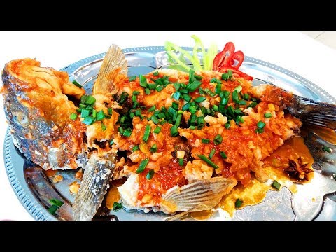 Видео: Китайская кухня.  Карп в кисло-сладком соусе  糖醋鲤鱼 mp4