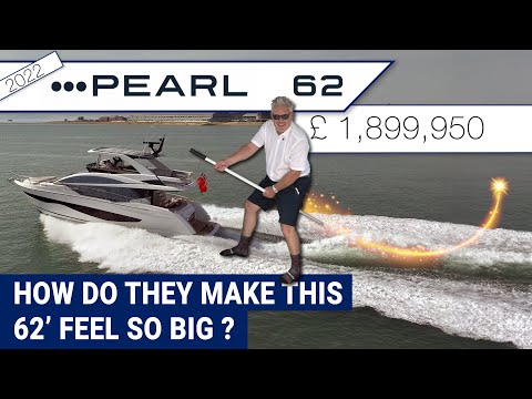 Видео: Pearl 62 — Как им удаётся сделать эту 62-футовую лодку такой большой? — Экскурсия на лодке и анал...