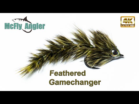 Видео: Micro Feathered Gamechanger — видео с испытания мушек — Учебное пособие по вязанию мушек McFly An...