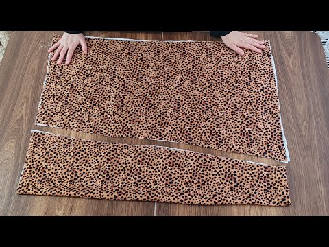 Видео: 🧵✂ Самая практичная юбка, которую можно сшить и надеть за 10 минут 😍