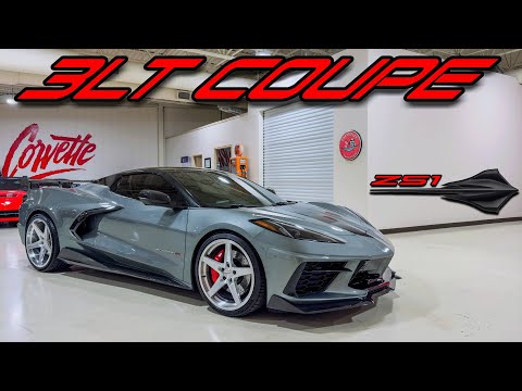 Видео: 2022 Hypersonic Gray Z51 C8 Stingray на выставке Corvette World!