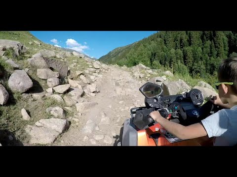 Видео: Текели  дорога на Бурхан Булак где размыто