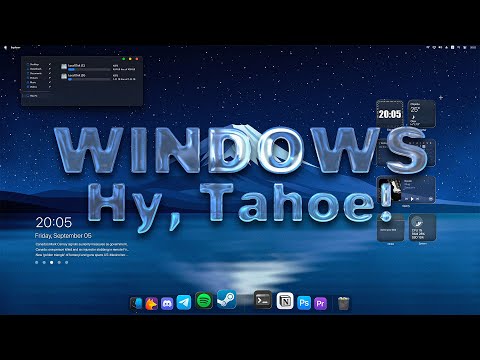 Видео: Я оформил Windows в стиле MacOS Tahoe