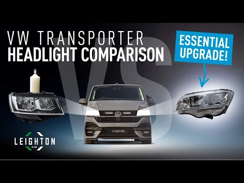 Видео: Сравниваем варианты фар для VW Transporter | Leighton Vans
