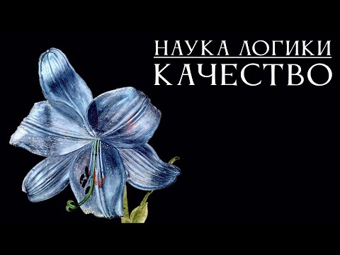 Видео: НАУКА ЛОГИКИ 07: Качество