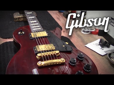 Видео: Перетяжка струн Gibson Les Paul Studio!