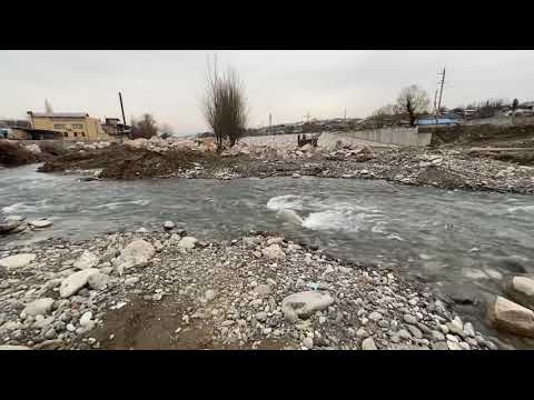 Видео: город Ош, река Ак-Буура | Osh, river Ak-Buura