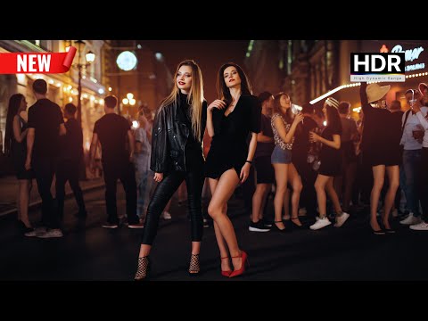Видео: 🔥 Ночная жизнь 2025 на улицах Москвы открыта! 4K HDR