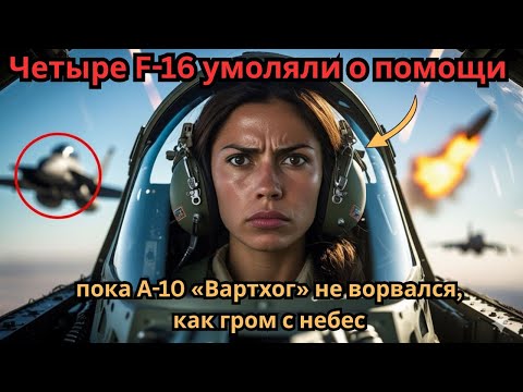 Видео: Четыре F-16 умоляли о помощи — пока A-10 «Вартхог» не ворвался, как гром с небес.