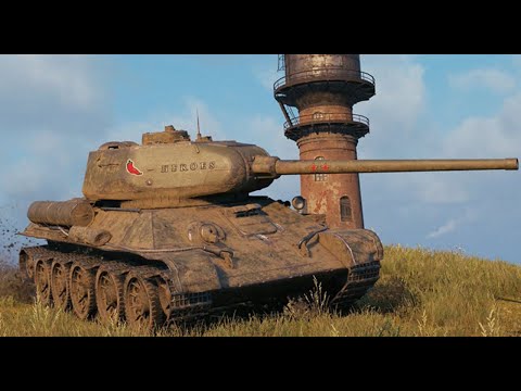 Видео: Т 34-85М. Эрленберг. 3743 урона и 1572 опыта.