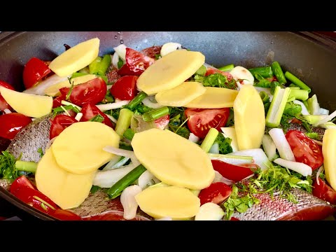 Видео: Вкусное и простое Блюдо из Овощей и Рыбы по Рецепту моей Мамы