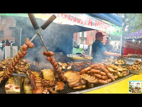 Видео: Популярная УЛИЧНАЯ Еда в Разных Странах: Америки, БРАЗИЛИИ, Италии...