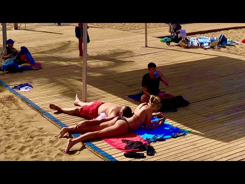 Видео: Гран Канария 🌞 Пойдем со мной на море Beach Пляж Лас Кантерас 👙