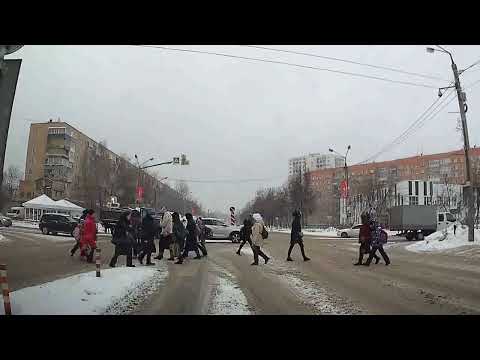 Видео: Фрязино  по  улицам  17  января  2023