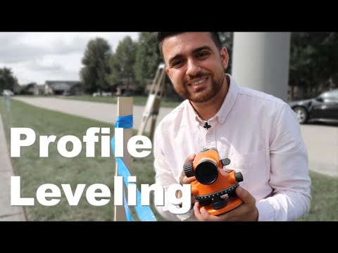 Видео: Профильное нивелирование и съемка