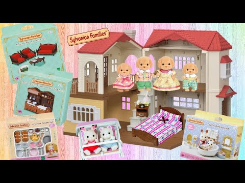 Видео: Обставляем Большой Домик Sylvanian Families Много Наборов Сильваниан! Распаковка