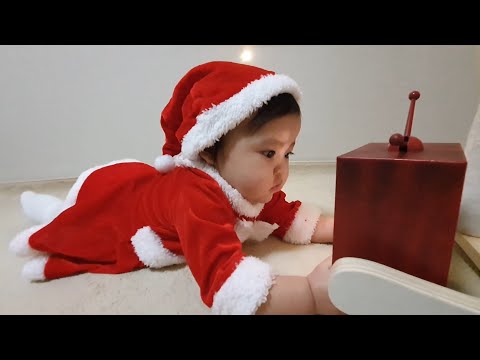 Видео: [BABY RUDA] Рождественский костюм для корейских малышей! 🎅🎄