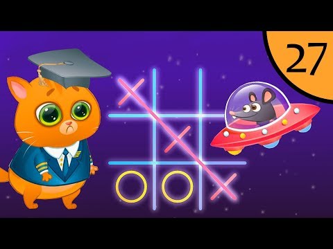 Видео: Суровый КОТИК БУБУ #27. Крестики-нолики. Мультик ИГРА про котят на Игрули TV