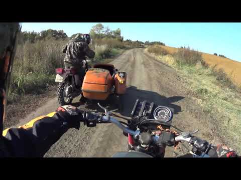 Видео: Полевые покатушки на ИЖах 1