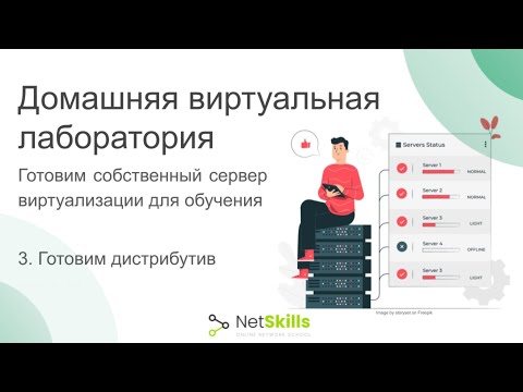 Видео: 3. Домашняя виртуальная лаборатория. Готовим собственный сервер виртуализации. Готовим дистрибутив