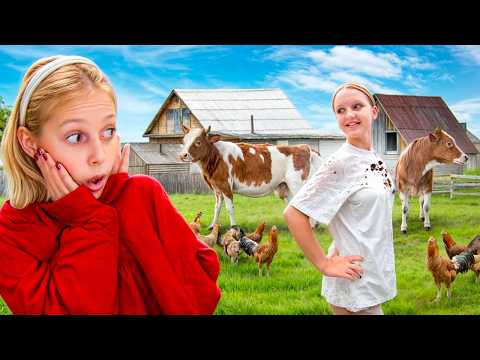Видео: ДЕРЕВЕНСКАЯ ПОДРУГА приехала к Амельке!