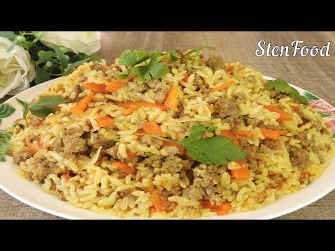 Видео: РИС с ФАРШЕМ на сковороде!!! Просто и вкусно!!!