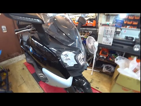 Видео: 268. BMW C650 GT.  Обычное т.о.
