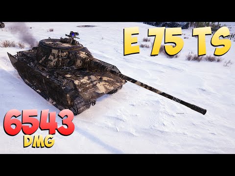 Видео: E 75 TS - 5 Kills 6.5K DMG - Против десяток! - Мир Танков