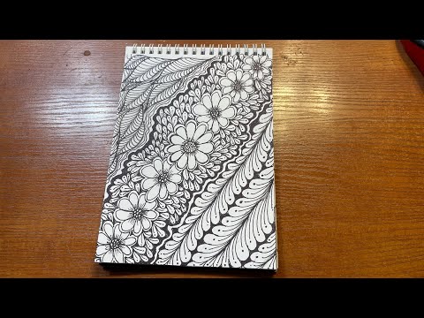 Видео: Дудлинг для начинающих. Простые рисунки.#зентангл #легкиерисунки 