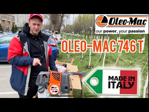 Видео: Профессиональная мотокоса Oleo-Mac 746 T/Гарантия 24 месяца/Самая низкая цена,звоните!