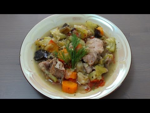 Видео: / Рагу овощное / С курицей / за 2 минуты /