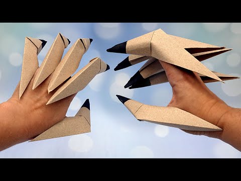 Видео: Как сделать из бумаги когти дракона для Тик Ток.