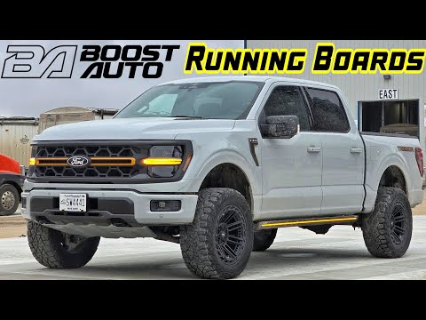 Видео: Установка подножек с электроприводом на F150 Tremor