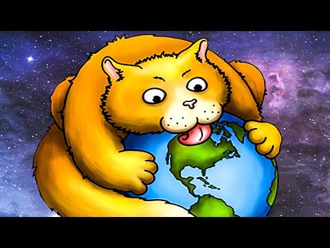 Видео: Суровый КОТИК РОБОТ съел город. ИГРА Tasty Planet Forever #1 на Игрули TV