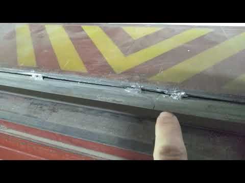 Видео: прижимная планка для листогиба