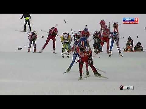 Видео: БИАТЛОН. ЧМ 2011. Ханты-Мансийск. Смешанная эстафета. (Спорт 1). 720p.