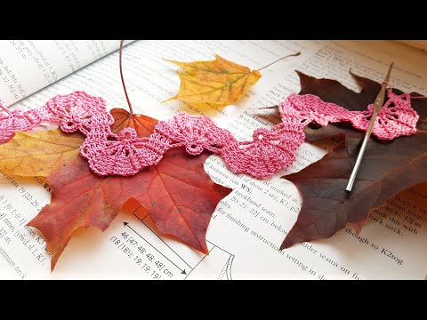 Видео: Основной секрет вязания брюггского кружева 💖 crochet pattern.